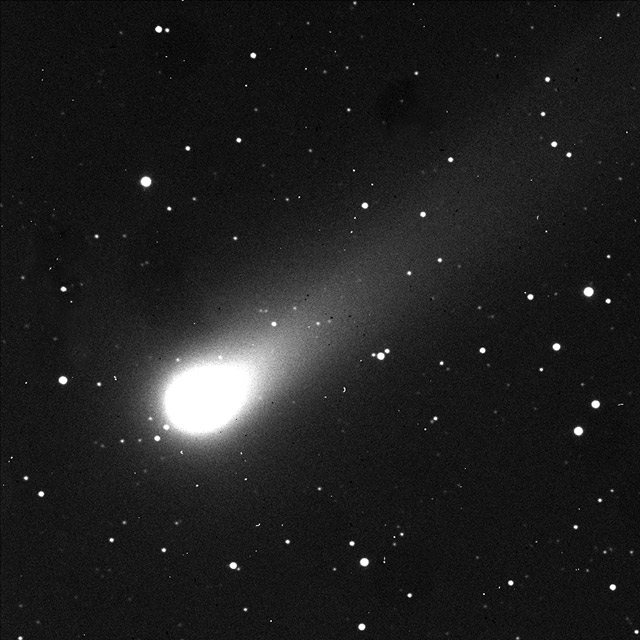 15cm望遠鏡で撮影した2013年11月21日のラブジョイ彗星