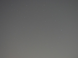 姫路市内で撮影したラブジョイ彗星