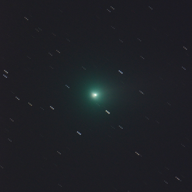 15cm望遠鏡で撮影した2013年11月12日のラブジョイ彗星