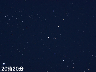 時間を変えた準惑星ケレスの写真