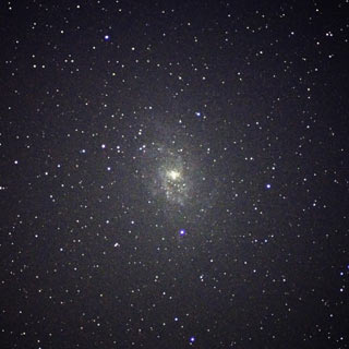 さんかく座の銀河M33