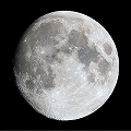 月齢12の月の写真