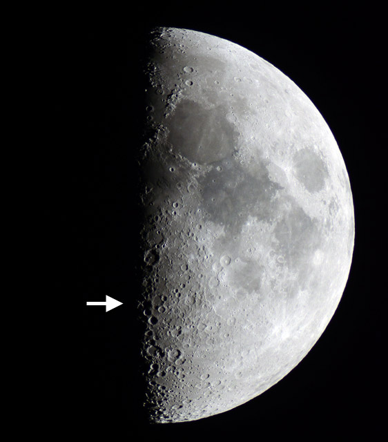 2013年1月の月面X