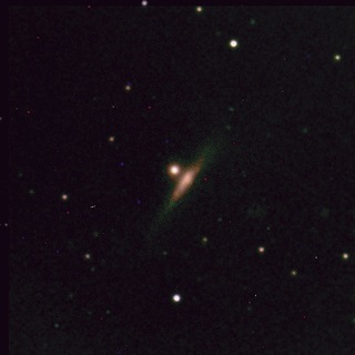 NGC1888(うさぎ座にある銀河)