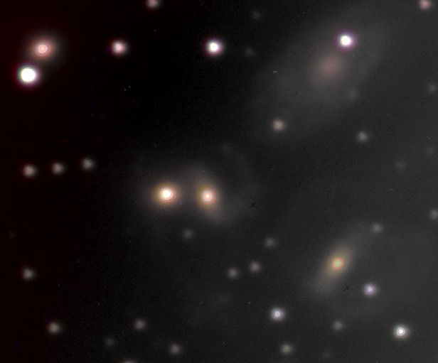 90cm望遠鏡で見たステファンの5つ子