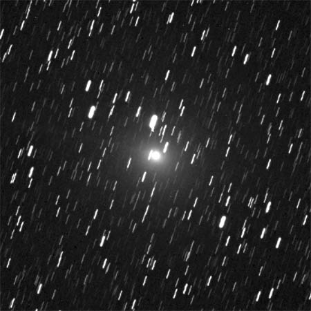フィルタなしで撮影したタットル彗星