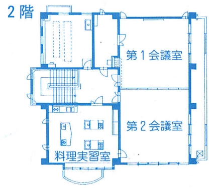 花田公民館2階平面図