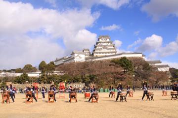 幼年消防クラブによる和太鼓演奏