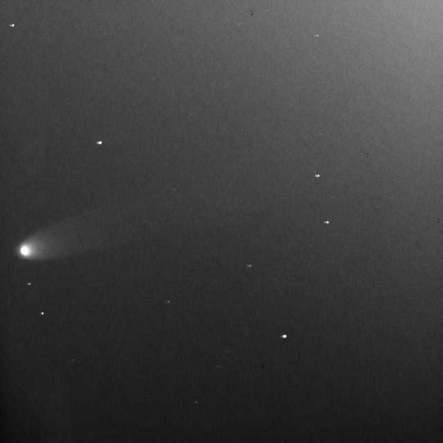 15cm望遠鏡で撮影した2013年11月23日のアイソン彗星