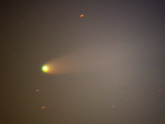 20cm望遠鏡で撮影した2013年11月23日のアイソン彗星