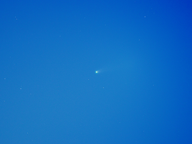 10cm望遠鏡で撮影した2013年11月21日のアイソン彗星