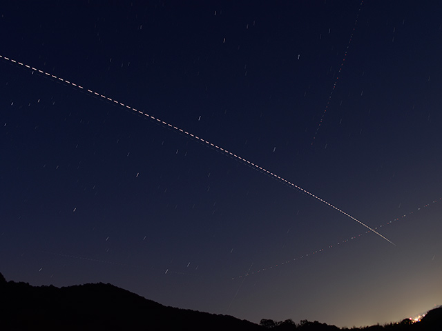 2014年10月27日の国際宇宙ステーションの通過