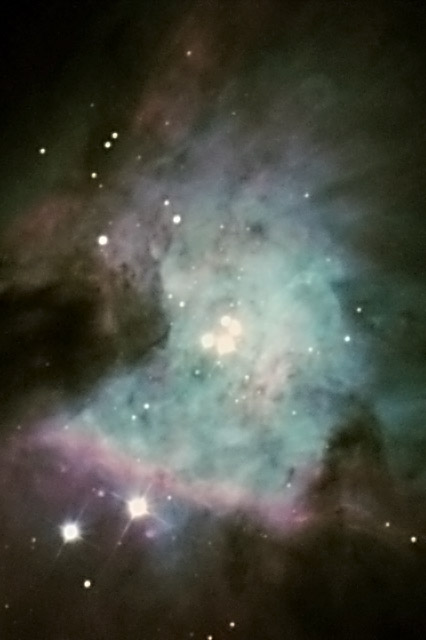 星雲中心部のトラペジウム