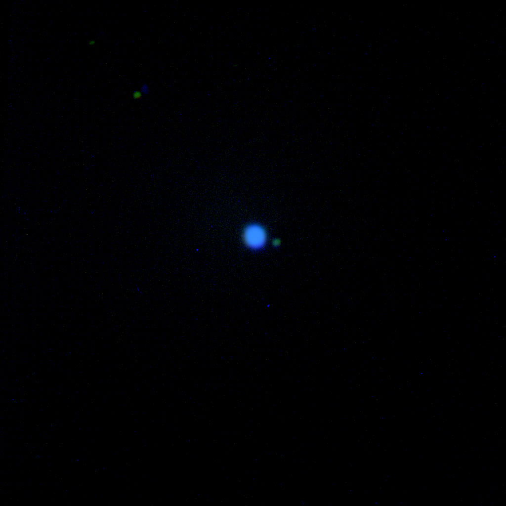 姫路科学館で撮影した海王星