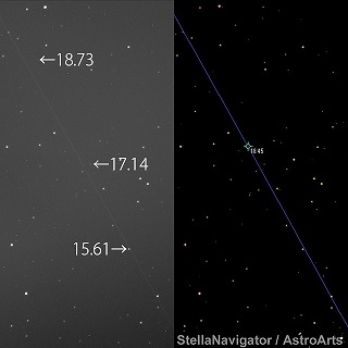 18時45分のはやぶさ2