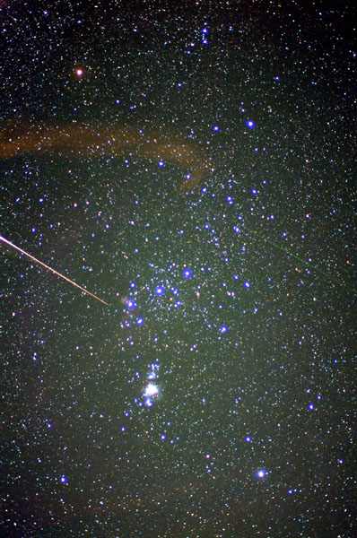 姫路科学館遠征隊が撮影したしし座流星群