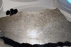 姫路科学館の鉄隕石