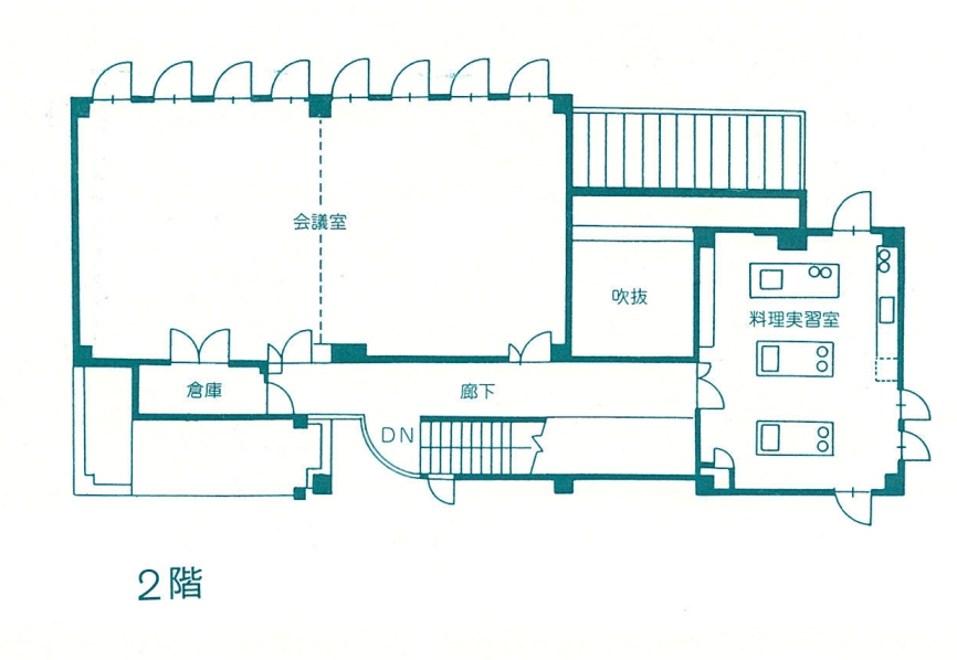 広峰公民館2階平面図