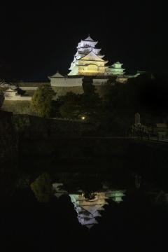 5月の姫路城ライトアップの画像
