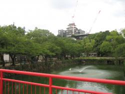 城見橋から見える姫路城の写真