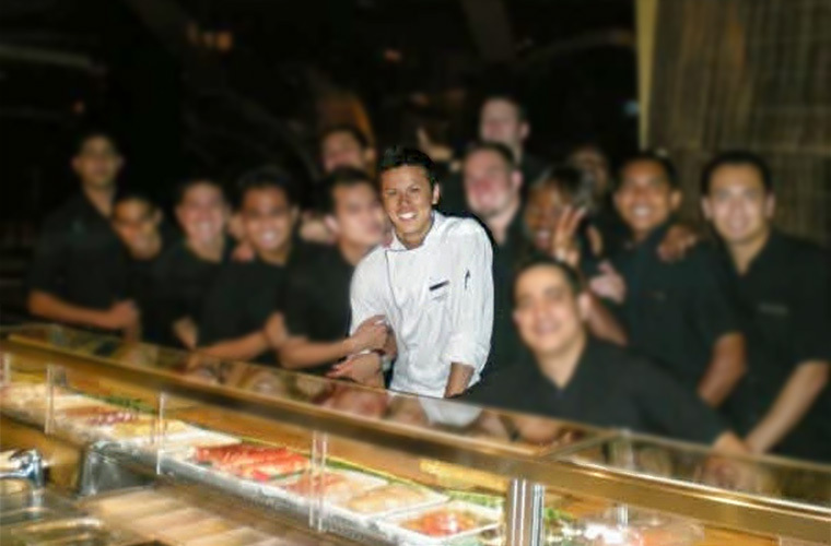 ドバイでは副料理長に就任