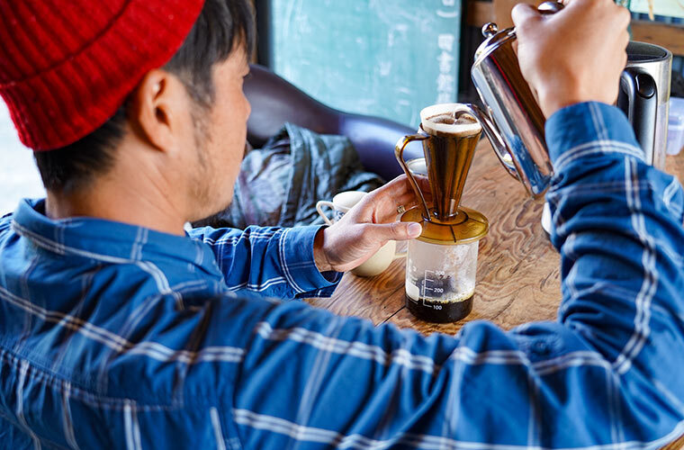 コーヒーの自家焙煎