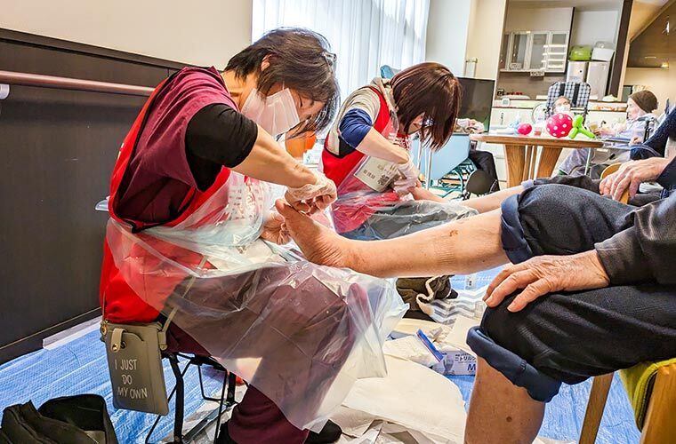 能登半島地震でのケア