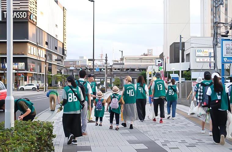 姫路駅前での活動