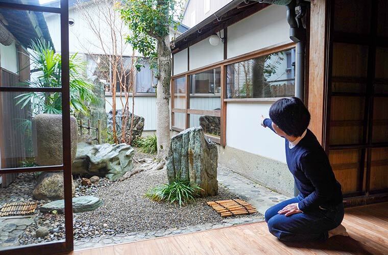 塩本さんのご自宅でのようす