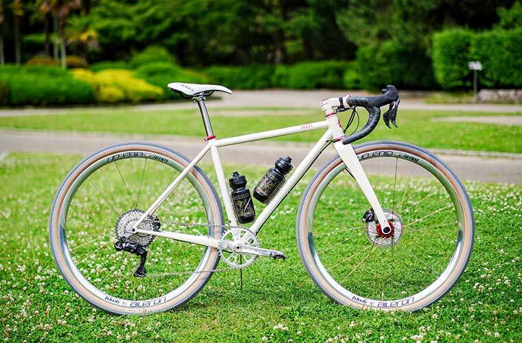 制作した自転車