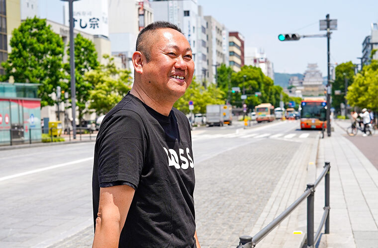 姫路の魅力をかたるようす
