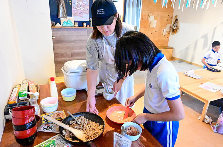 宿題食堂のようす
