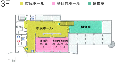 フロアマップ3階