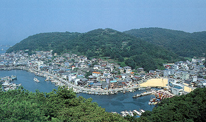 家島本島全景