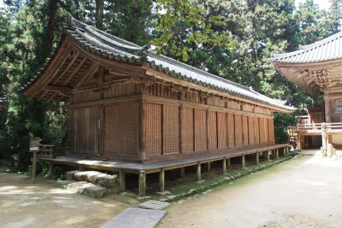 圓教寺奥之院護法堂拝殿の写真