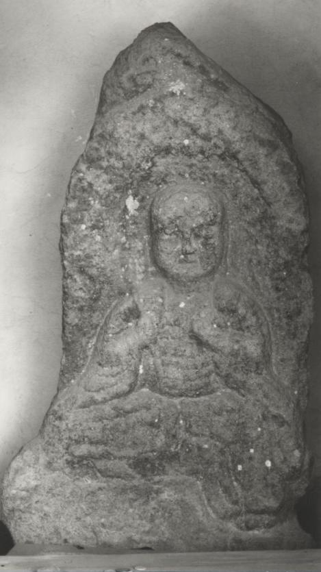 石造地蔵菩薩半跏像の写真