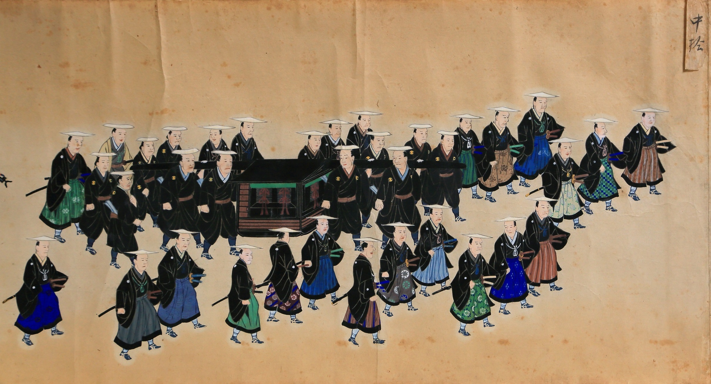 顕徳院様将軍御名代上京⾏列図画像