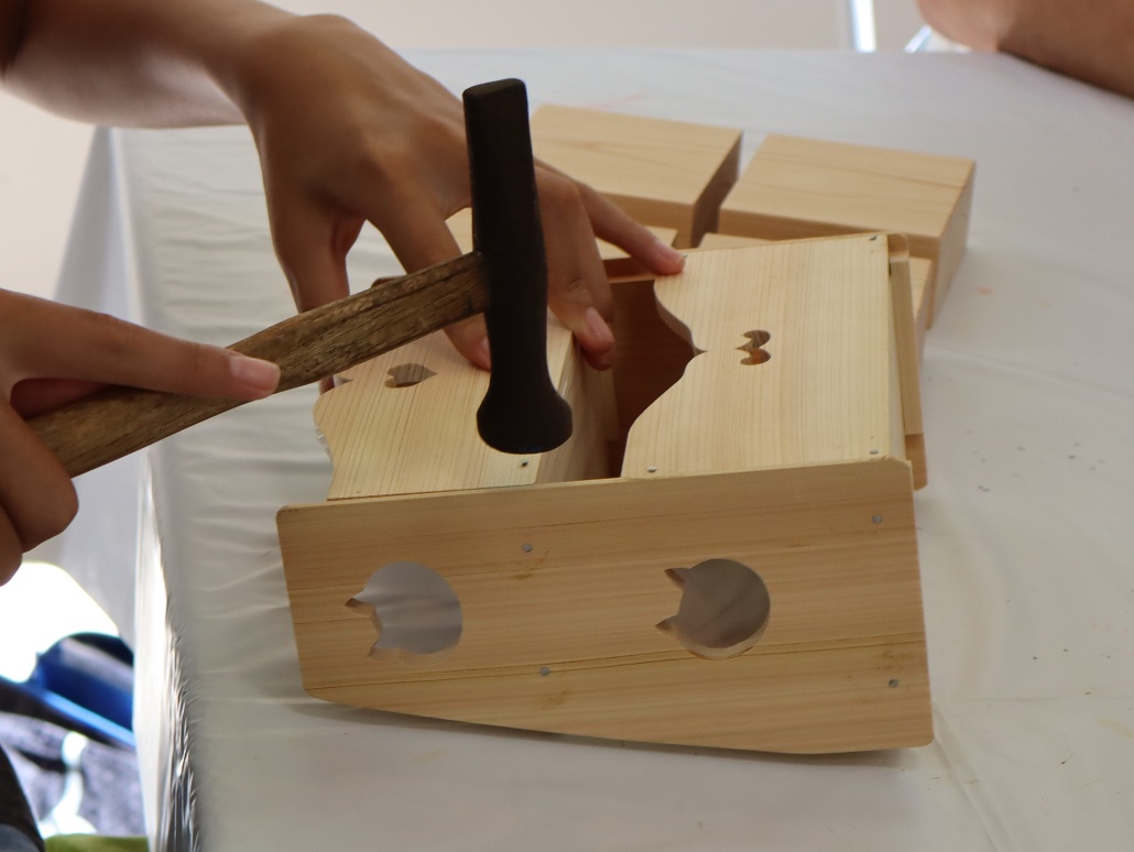 夏休み木工作教室の画像