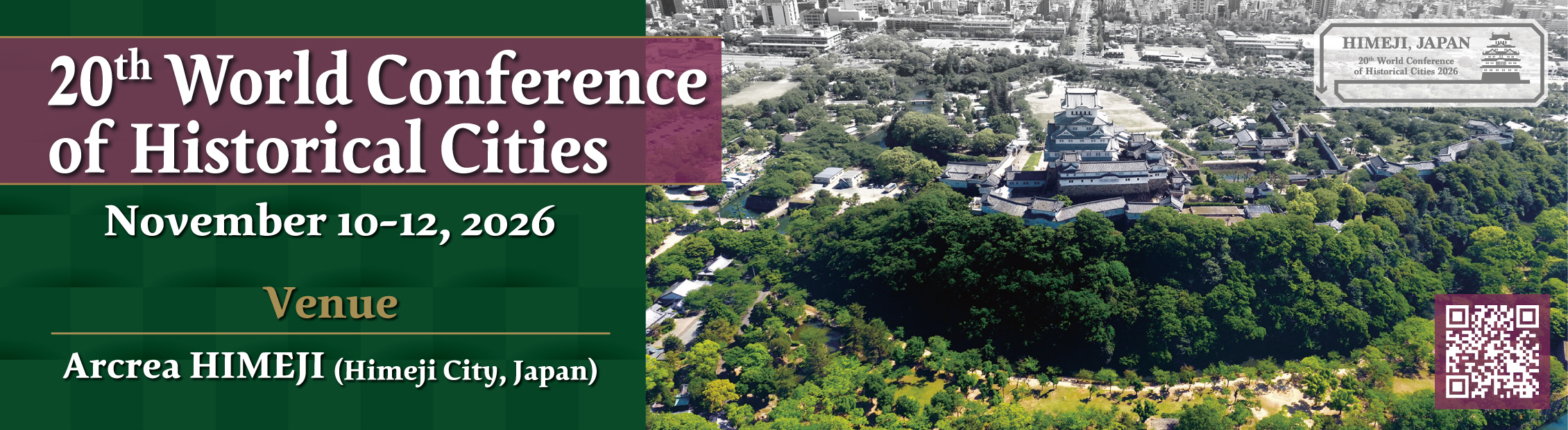 20thWorld Conference of Historical Cities November 10-12,2026