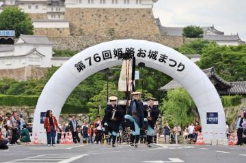 第76回姫路お城まつりでの姫路大名行列の様子2