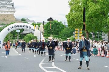 第76回姫路お城まつりでの姫路大名行列の様子3