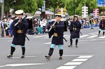 第76回姫路お城まつりでの姫路大名行列の様子6