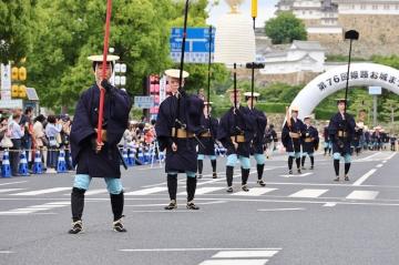 第76回姫路お城まつりでの姫路大名行列の様子7