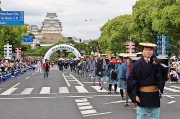 第76回姫路お城まつりでの姫路大名行列の様子11