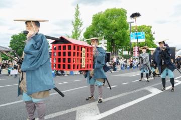 第76回姫路お城まつりでの姫路大名行列の様子13
