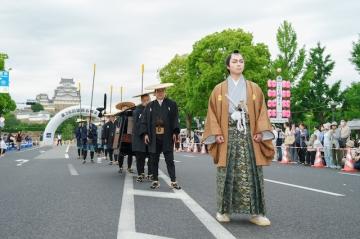 第76回姫路お城まつりでの姫路大名行列の様子14