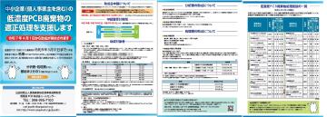 中小企業(個人事業主を含む)の助成制度リーフレット