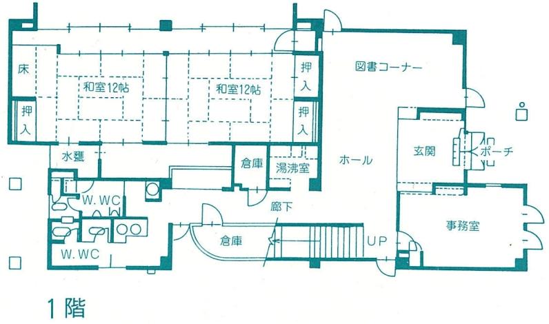 広峰公民館1階平面図