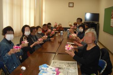 完成品で記念撮影