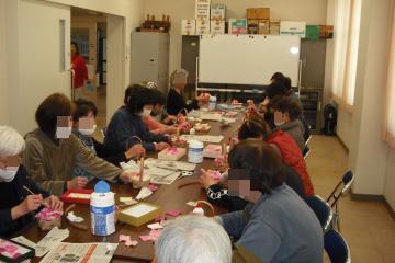 クラフト作成の様子